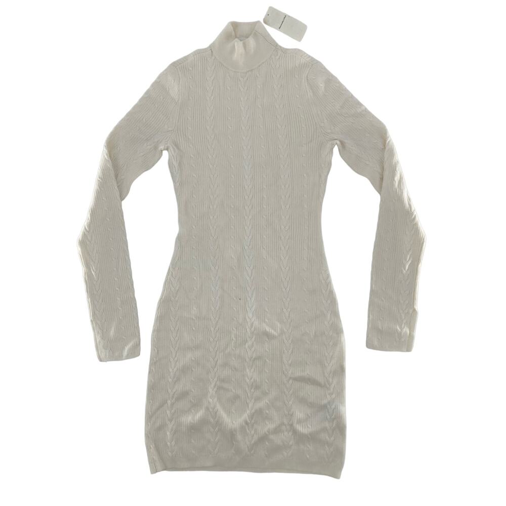 Abercrombie & Fitch Cable Knit Sweater Dress XS